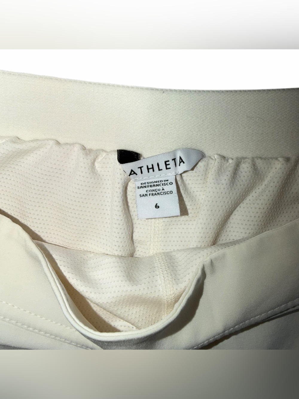 Athleta Vienna Cargo Skort in Magnolia White Women’s size 6 - Picture 5 of 10